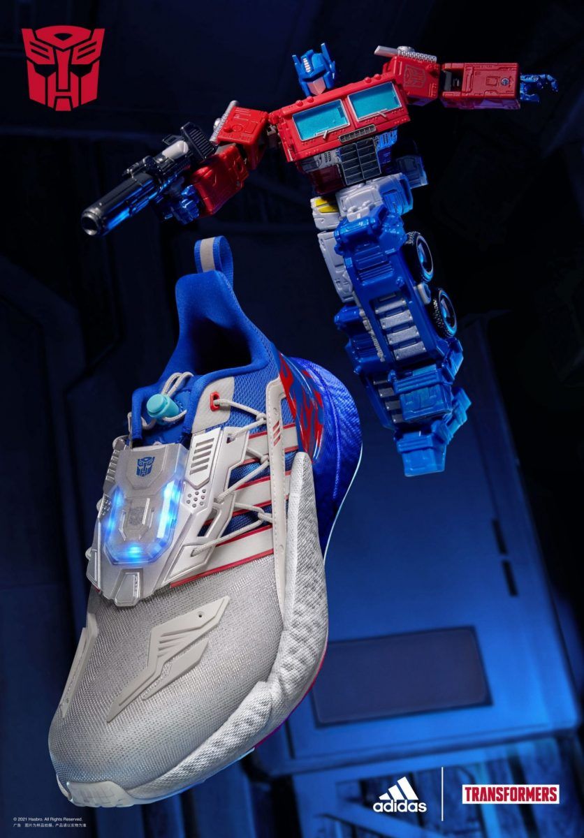 Transformers X Adidas Optimus Prime Megatron Running Shoes Revealed